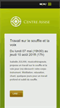 Mobile Screenshot of centre-assise.org