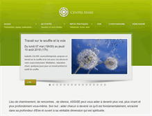 Tablet Screenshot of centre-assise.org